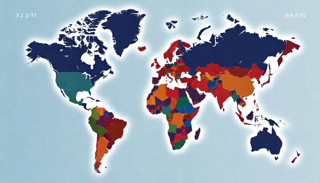 World map symbolizing the global impact of lung cancer and other deadliest cancers.